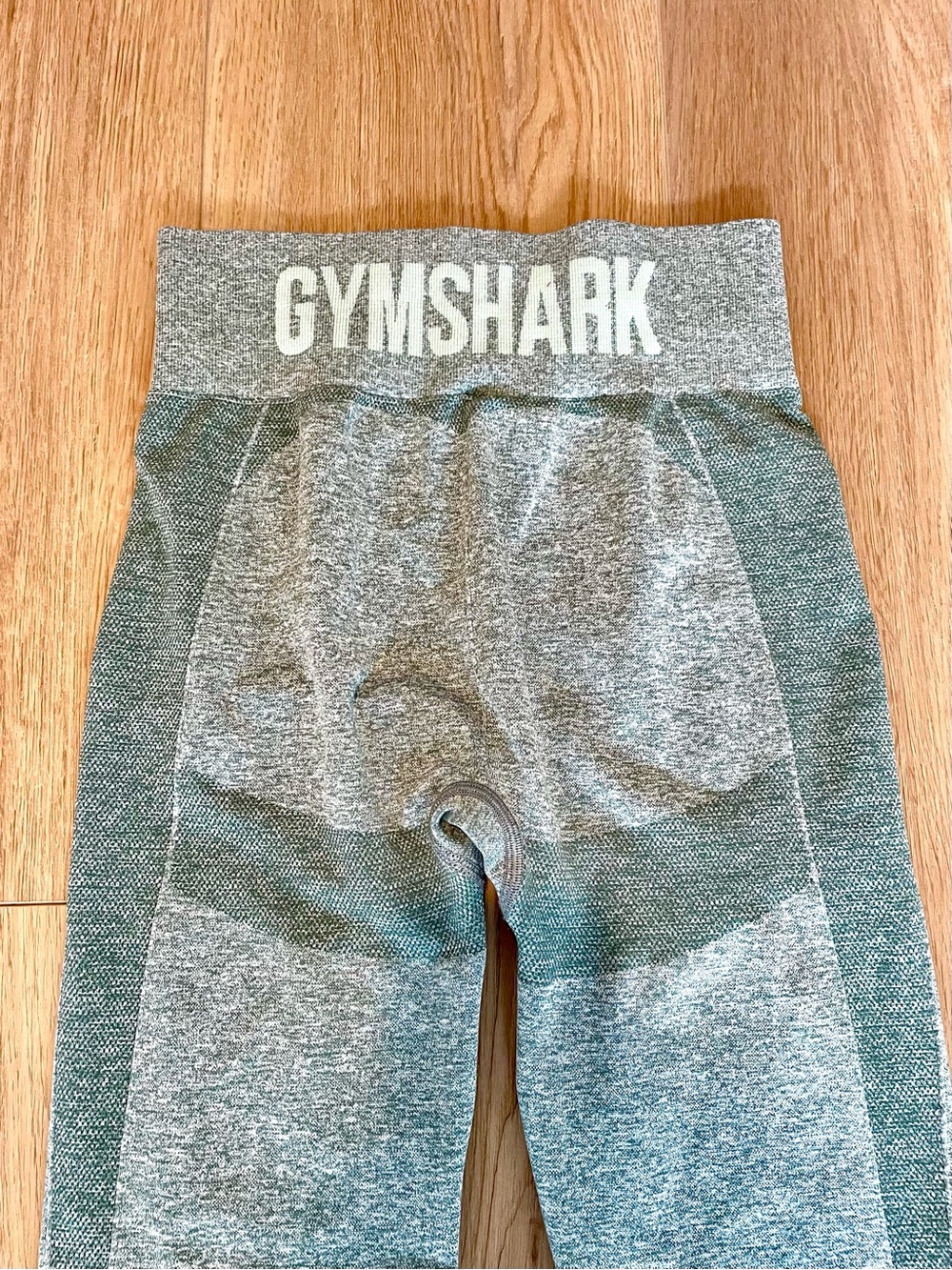 Gymshark‎ Flex Seamless High Rise Leggings Green Marl Size M B1A2Q